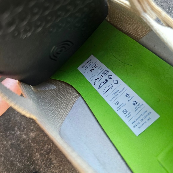 Rothy's 10 The Mary Jane Block Heel Round Cap Toe Black Beige Capsule Career‎ - Picture 6 of 8